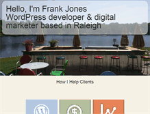 Tablet Screenshot of frankcjones.com